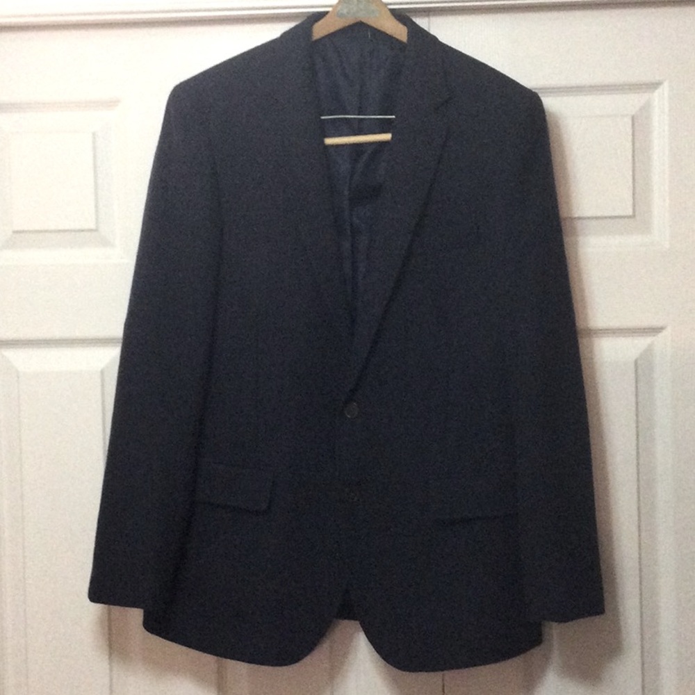 J, Crew Factory Classic Mens wool blend elbow patch blazer